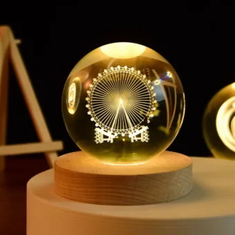 Explore the Cosmos with Our 3D Solar System Crystal Ball 8