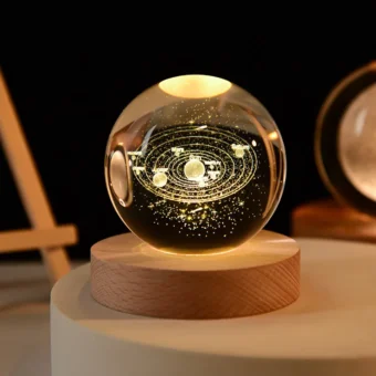 Explore the Cosmos with Our 3D Solar System Crystal Ball 16