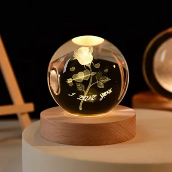 Explore the Cosmos with Our 3D Solar System Crystal Ball 25