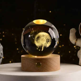 Explore the Cosmos with Our 3D Solar System Crystal Ball 9