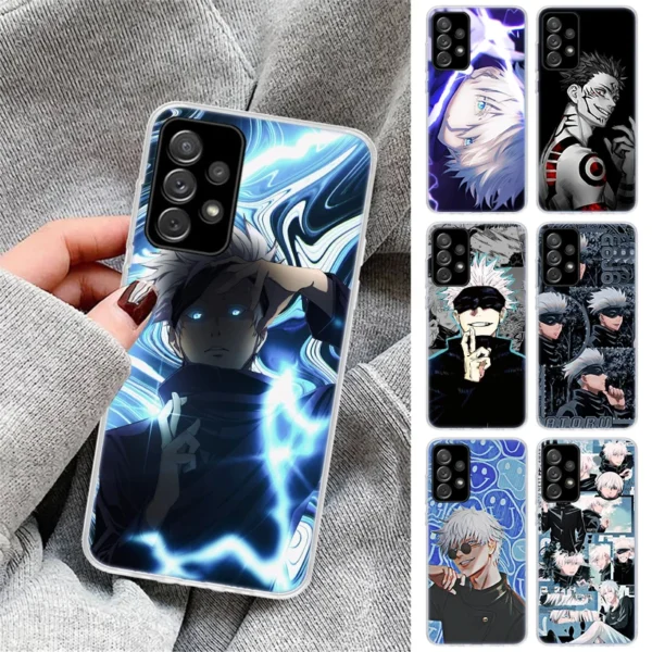 Gojo Satoru Phone Case for Samsung Galaxy A54 A53 A52 A14 A13 A12 A24 A23 A22 A34 A33 A32 A04S