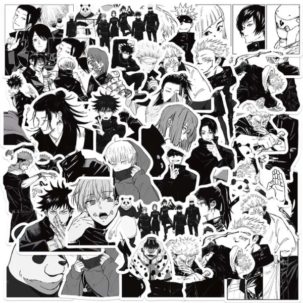 10/50Pcs Jujutsu Kaisen Sticker Pack for Kid Phone Car Laptop