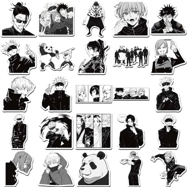 10/50Pcs Jujutsu Kaisen Sticker Pack for Kid Phone Car Laptop 3