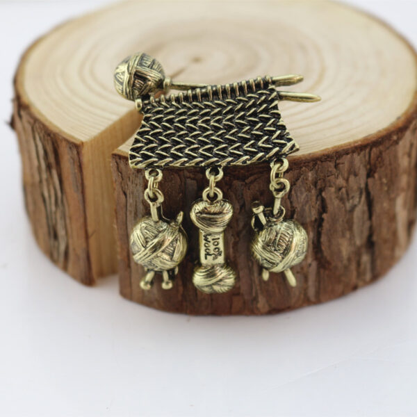 Retro Sweater Fashion Simple Creative Alloy Brooch Accessories - Image 4