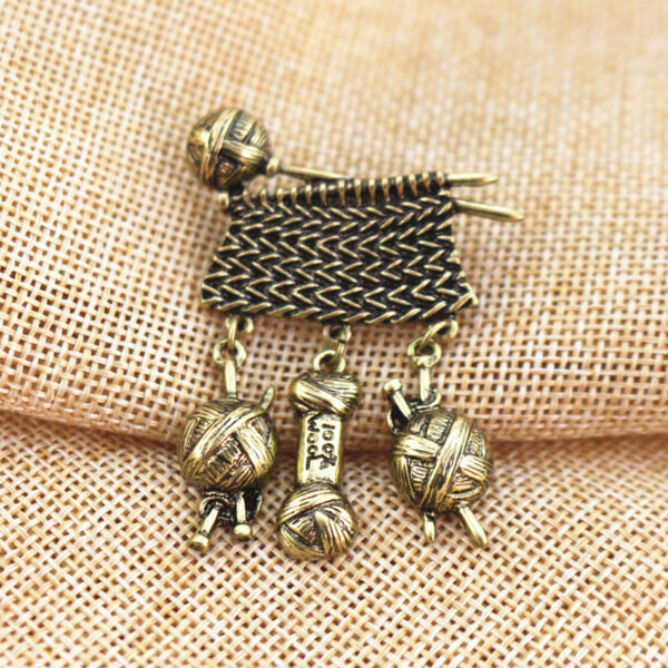 Retro Sweater Fashion Simple Creative Alloy Brooch Accessories - Image 5