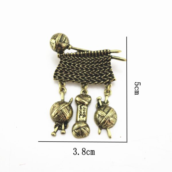 Retro Sweater Fashion Simple Creative Alloy Brooch Accessories - Image 6