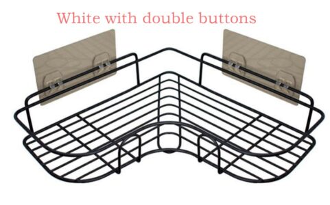 Punch-free Wall Bathroom Storage Rack Kitchen Corner Shelf Household Tripod - Image 6