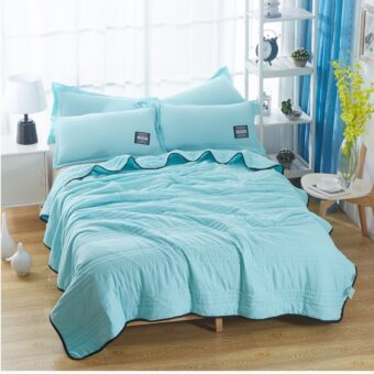 Cooling Blankets Pure Color Summer Quilt Plain Summer Cool Quilt Compressible Air-conditioning Quilt Quilt Blanket - Image 2