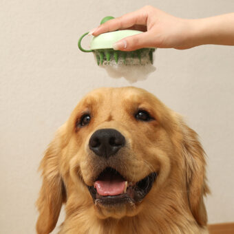 Soft Silicone Pets Hair Remover Comb Handheld Bath Shower Hair Shampoo Massage Brush For Dogs Cats Cleaning Tools Pet Products - Image 3