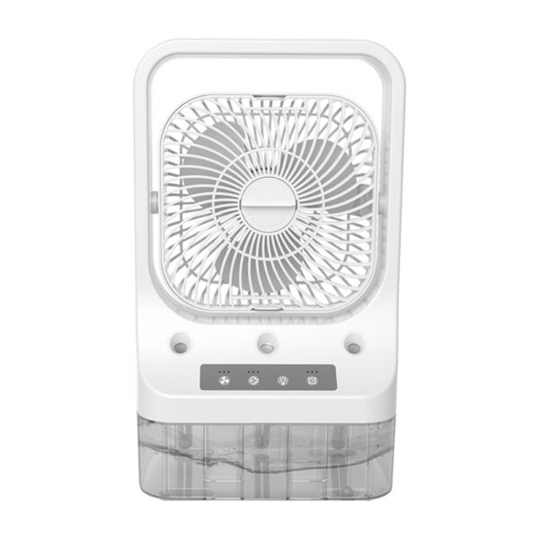 Household Cooling Fan Usb Rechargeable Head Adjustable Air Cooling Water Cooled Air Conditioning Tank Low Noise Air Cooler Fans - Image 6