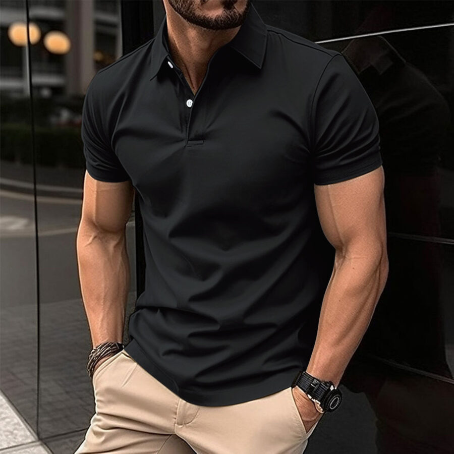 Mens Short Sleeve Polo Shirts - Image 3