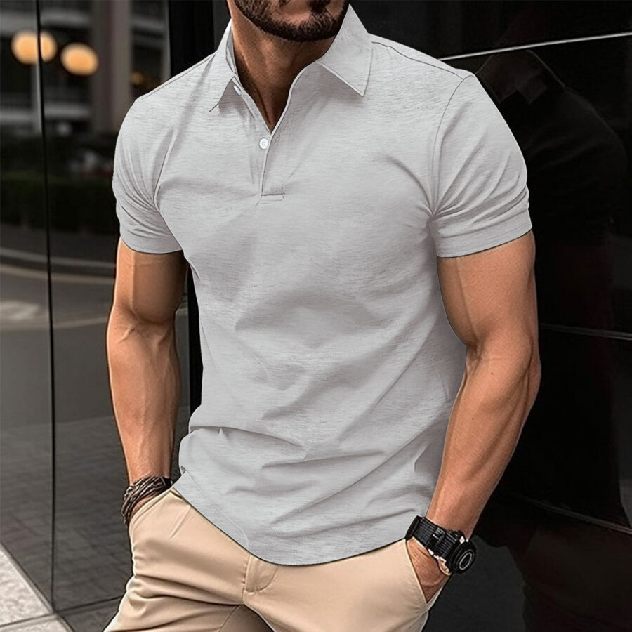 Mens Short Sleeve Polo Shirts - Image 6