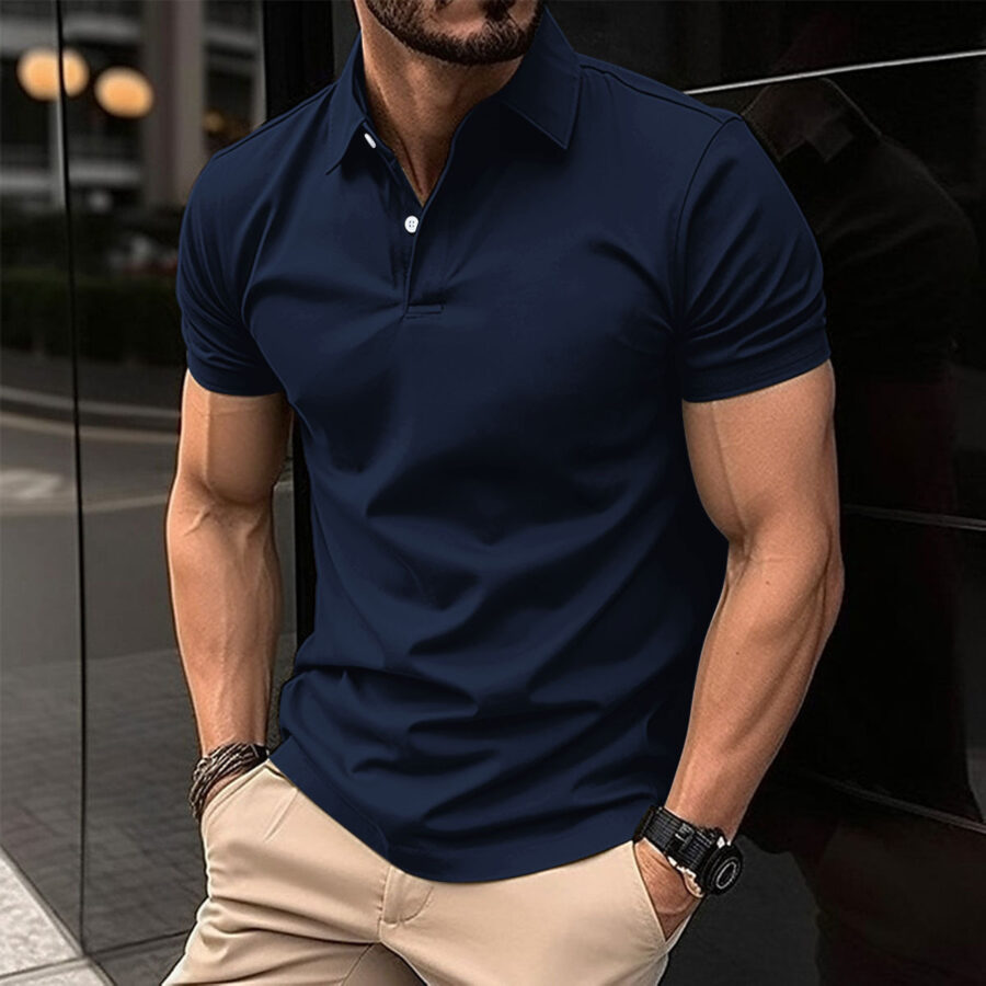 Mens Short Sleeve Polo Shirts - Image 9