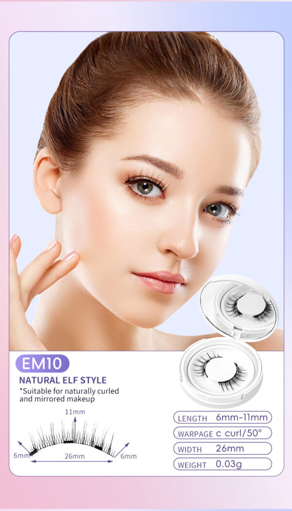 Natural Eyelashes Magnetic Suction - Image 4