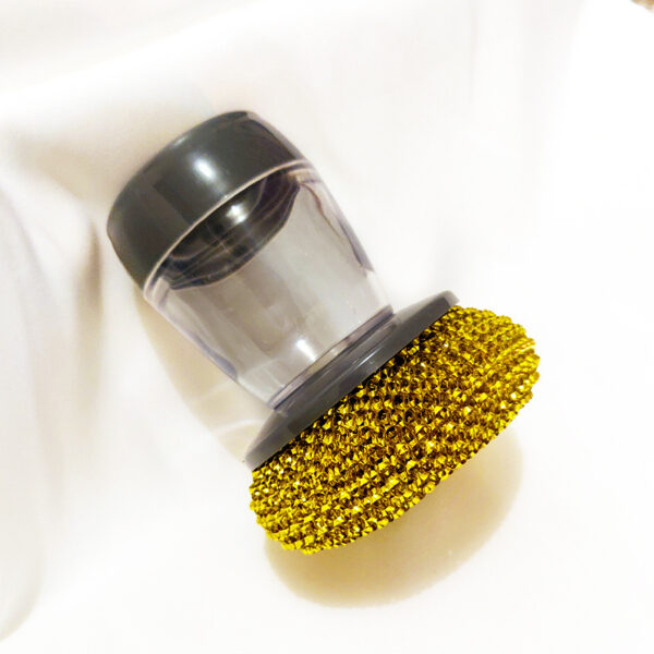Kitchen Soap Dispensing Palm Brush Cleaner - Image 4