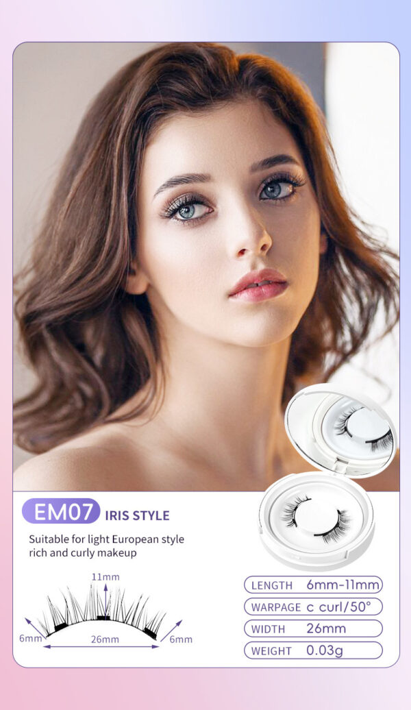 Natural Eyelashes Magnetic Suction - Image 3