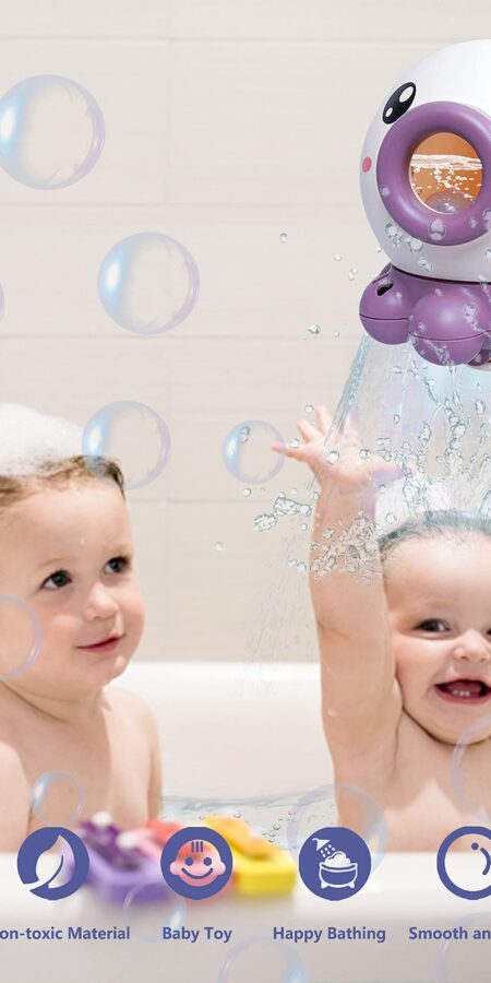 Octopus Fountain Bath Toy Water Jet Rotating Shower Bathroom Toy Summer Water Toys Sprinkler Beach Toys Kids Water Toys