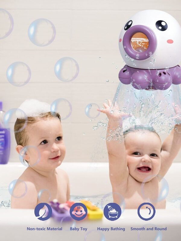 Octopus Rotating Water Fountain Bath Toy