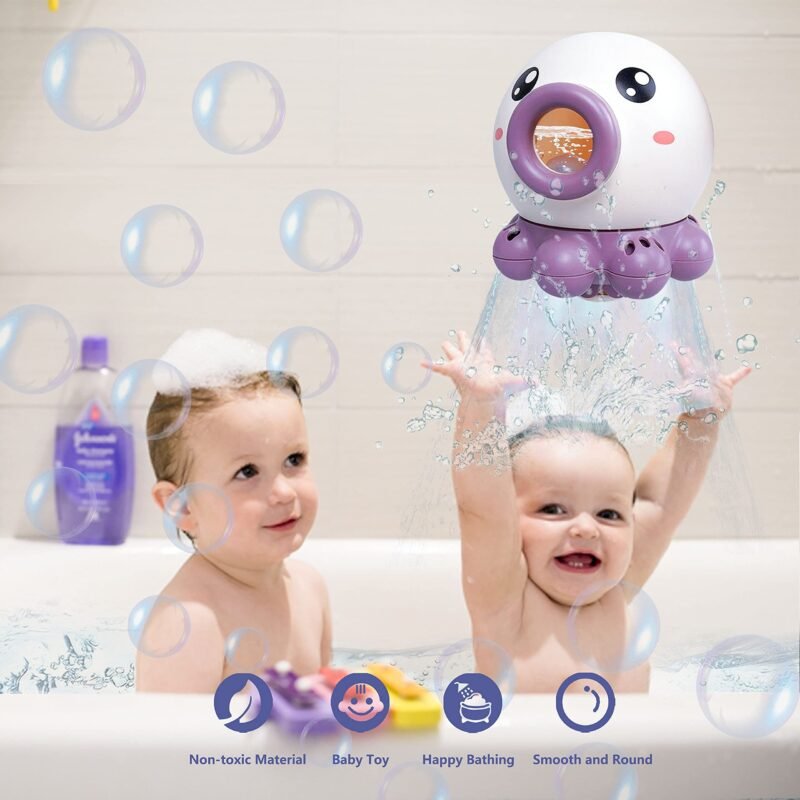 Octopus Rotating Water Fountain Bath Toy