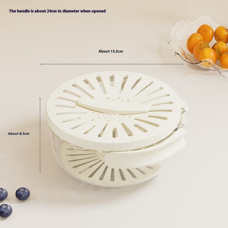 Fruit Drain Basket With Lid - Image 9