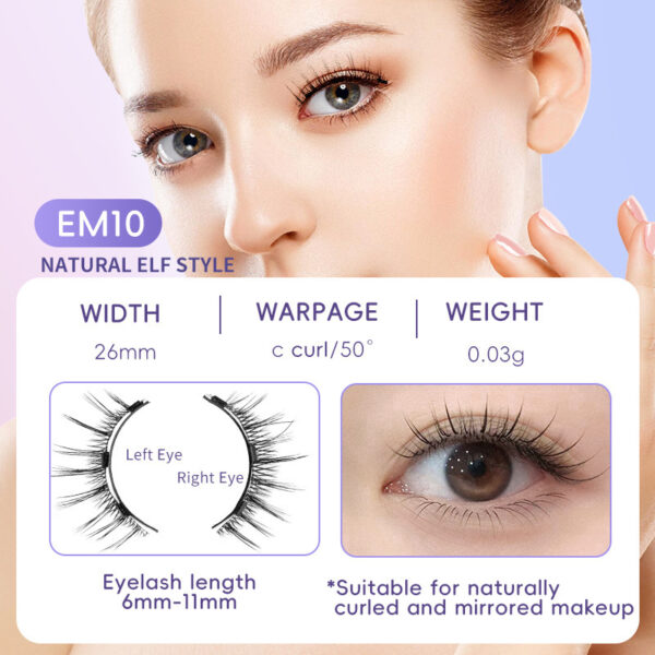 Natural Eyelashes Magnetic Suction - Image 8