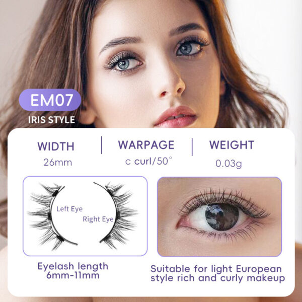Natural Eyelashes Magnetic Suction - Image 6