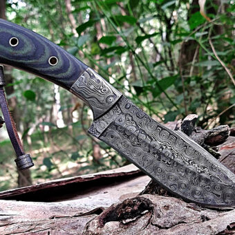 damascus knife fixed blade