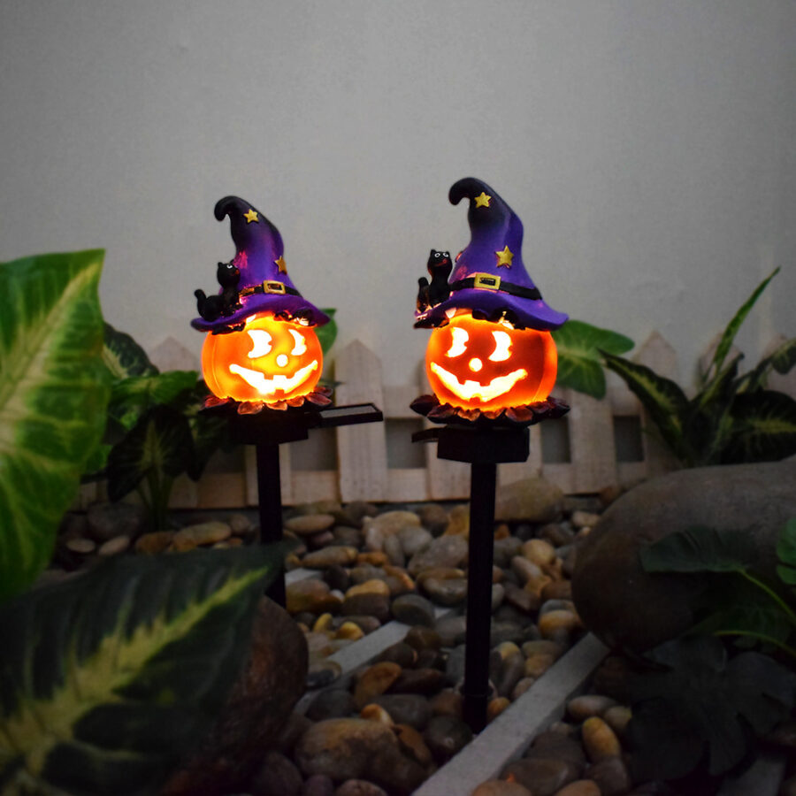 Creative Solar Outdoor Garden Halloween Pumpkin Lantern - Image 9