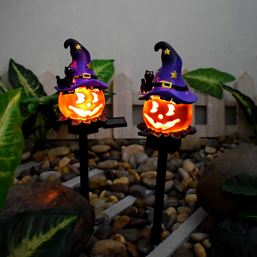 Creative Solar Outdoor Garden Halloween Pumpkin Lantern - Image 4