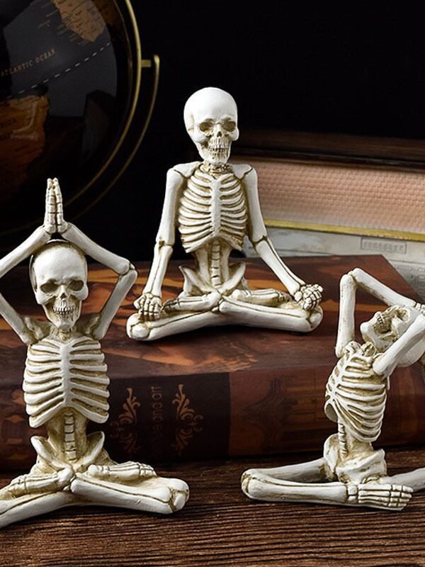 yoga skull skeleton