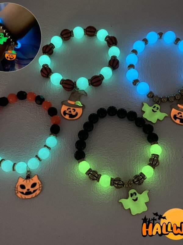 Vintage Gothic Halloween Charm Bracelet