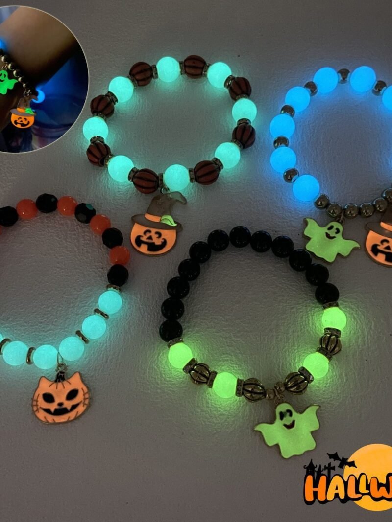 Vintage Gothic Halloween Charm Bracelet