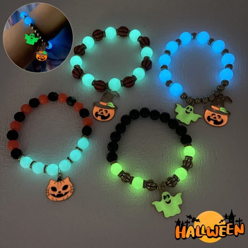 Vintage Gothic Halloween Charm Bracelet