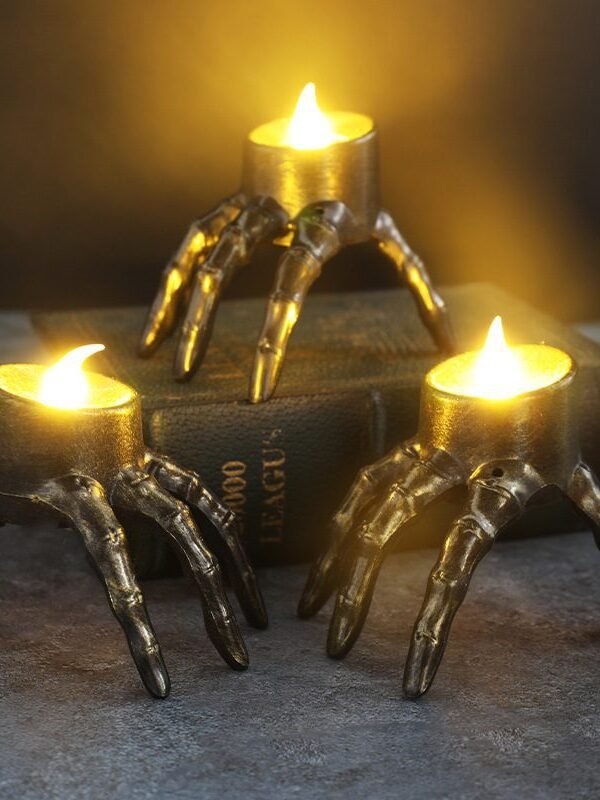 skull hand lantern