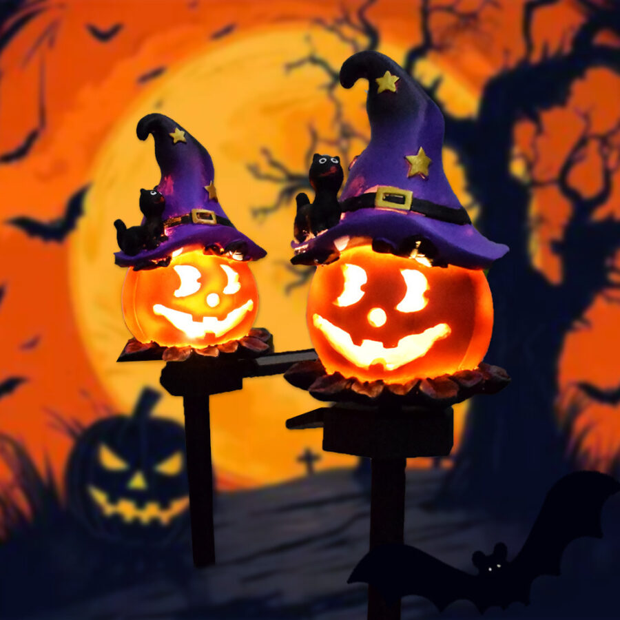 Creative Solar Outdoor Garden Halloween Pumpkin Lantern - Image 10