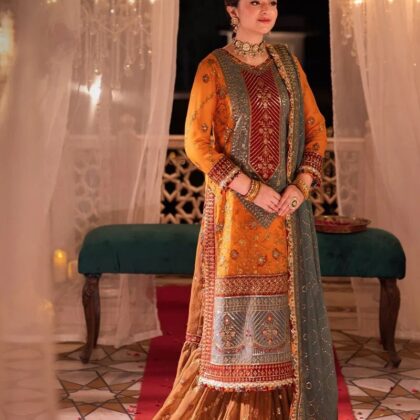 Asim Jofa Chandni Raatein Collection Pakistani Gharara Outfit Indian Dress Wedding Dress Party Wear Dress Indian Design Salwar Kameez