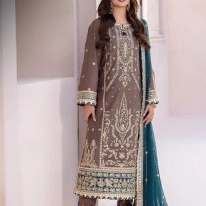 Asim Jofa Dhanak Rang Collection Salwar Kameez Grey Dress Party Wear Punjabi Suit Wedding Dress