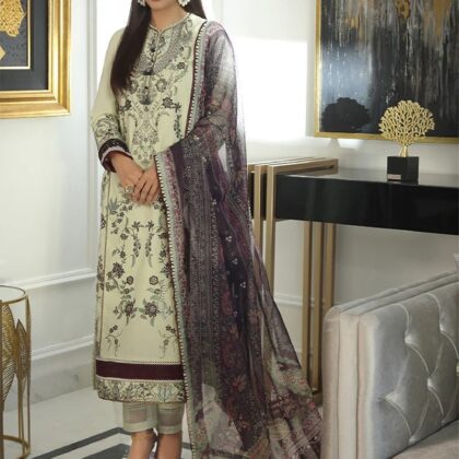 Asim Jofa Aira Collection Tea Green Pakistani Dress - Party Wear, Punjabi Suit, Perfect Wedding Gift for Her