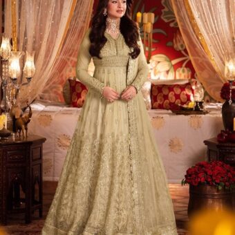 Asim Jofa Embroidered Net Collection - 100% Original Unstitched Pakistani Salwar Kameez for Elegant Eid Party Wear