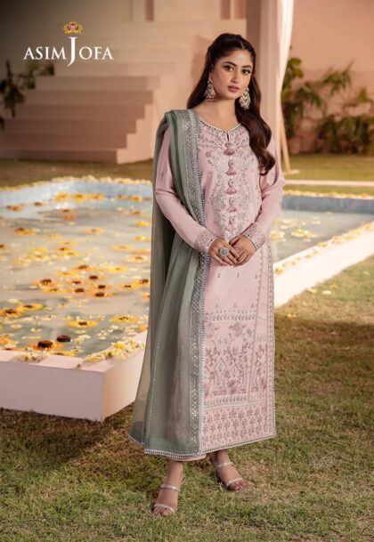 Asim Jofa Dhanak Rang Collection Dress | Pakistani Salwar Kameez Party Wear | Wedding & Punjabi Suit