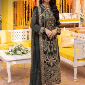 Asim Jofa Collection Embroidered Paper Cotton Salwar Kameez | Pakistani Designer Wedding & Party Dress