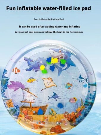Summer Cooling Pet Water Bed – Ice Pad Cooling Mat for Dogs & Cats – Square Kennel Cushion for Puppies - Image 6