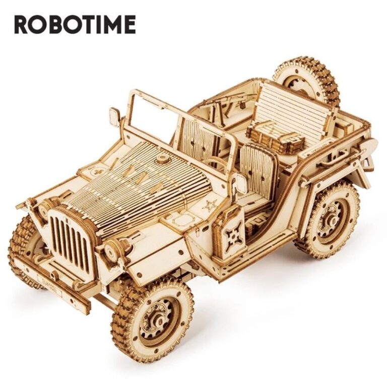 3D Wooden Puzzle Model Toys - Brain Teaser Kits Unique Educational Gift, Creative Toy for Adults & Kids, Fun Family Activity