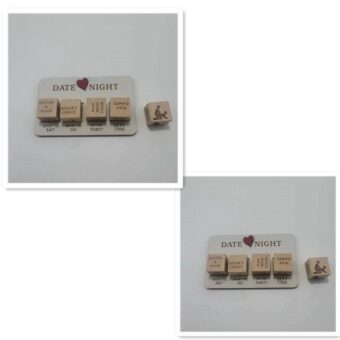Wooden Couples Date Night Dice | Romantic Game for Couples | Fun Date Night Ideas & Action Decision Dice for Memorable Evenings - Image 10