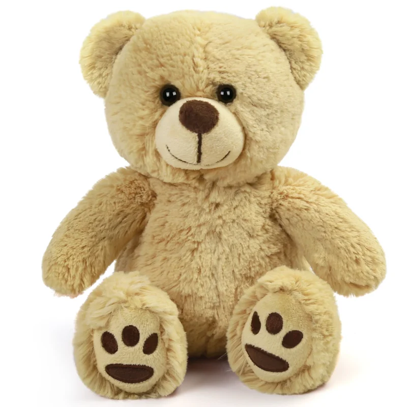 8" Ultra-Soft Brown Teddy Bear — Classic Plush Toy for Kids