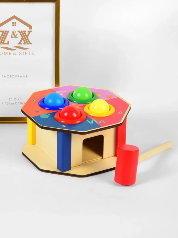 Wooden Pounding Bench Hammer Toy for Toddlers