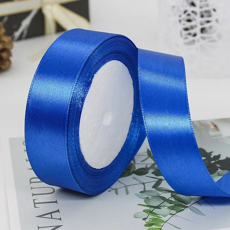 25mm 25Yards Satin Ribbons Tapes Weddings Party Christmas Gift Wrapping DIY Bow Making Decorative Handicraft Accessories 42 25mm 25Yards Satin Ribbons Tapes Weddings Party Christmas Gift Wrapping DIY Bow Making Decorative Handicraft Accessories - Image 42
