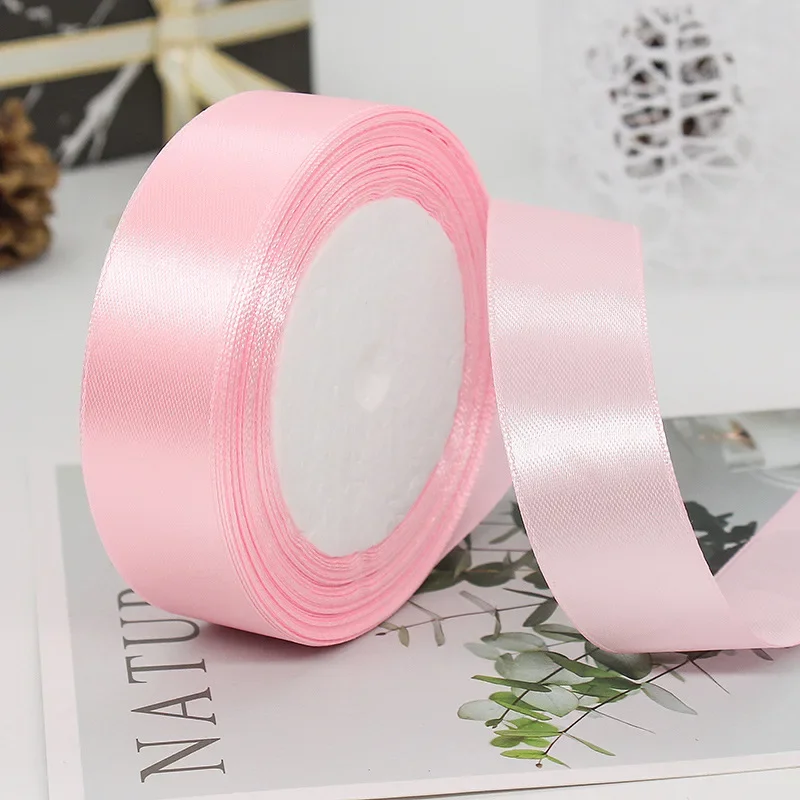 25mm 25Yards Satin Ribbons Tapes Weddings Party Christmas Gift Wrapping DIY Bow Making Decorative Handicraft Accessories 28 25mm 25Yards Satin Ribbons Tapes Weddings Party Christmas Gift Wrapping DIY Bow Making Decorative Handicraft Accessories - Image 28