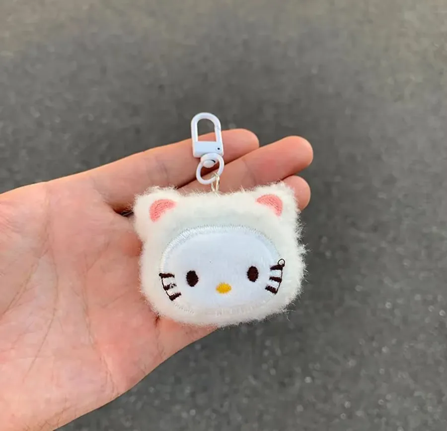 Hellokitty Plush Keychains Sanrio Creative Embroidered Pendant Schoolbag Keyrings Backpacks Decoration Christmas Gift for Friend 7 Hellokitty Plush Keychains Sanrio Creative Embroidered Pendant Schoolbag Keyrings Backpacks Decoration Christmas Gift for Friend - Image 7