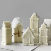 S908cfe35cbcd434cac824fd1ccbafbd8C.webp 3D Christmas House Silicone Mold — Candle & Craft Mold